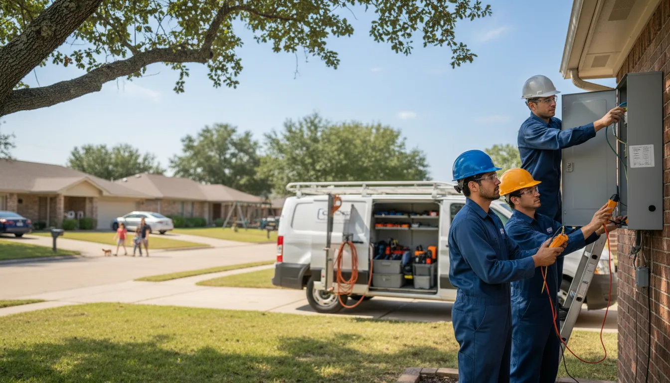 Certified electrician providing emergency electrical services in Camden, TN